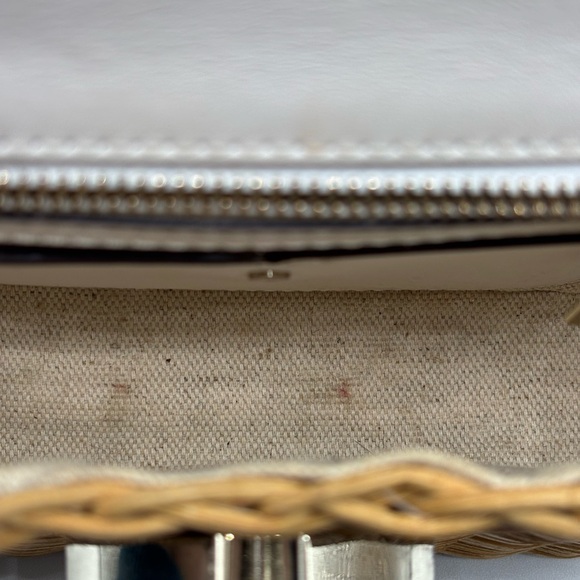Kate Spade Nicola Turnlock Wicker Crossbody Bag - Picture 10 of 11